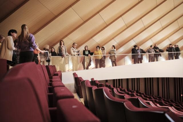 Musiciens de la Fondation EME pendant un concert